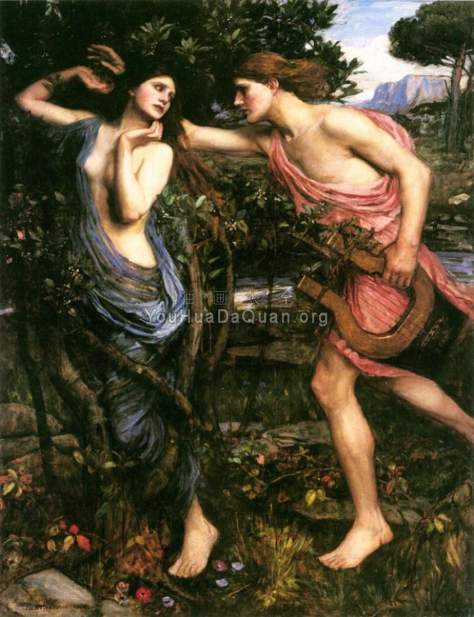 Apollo and Daphne - 约翰·威廉姆·沃特豪斯